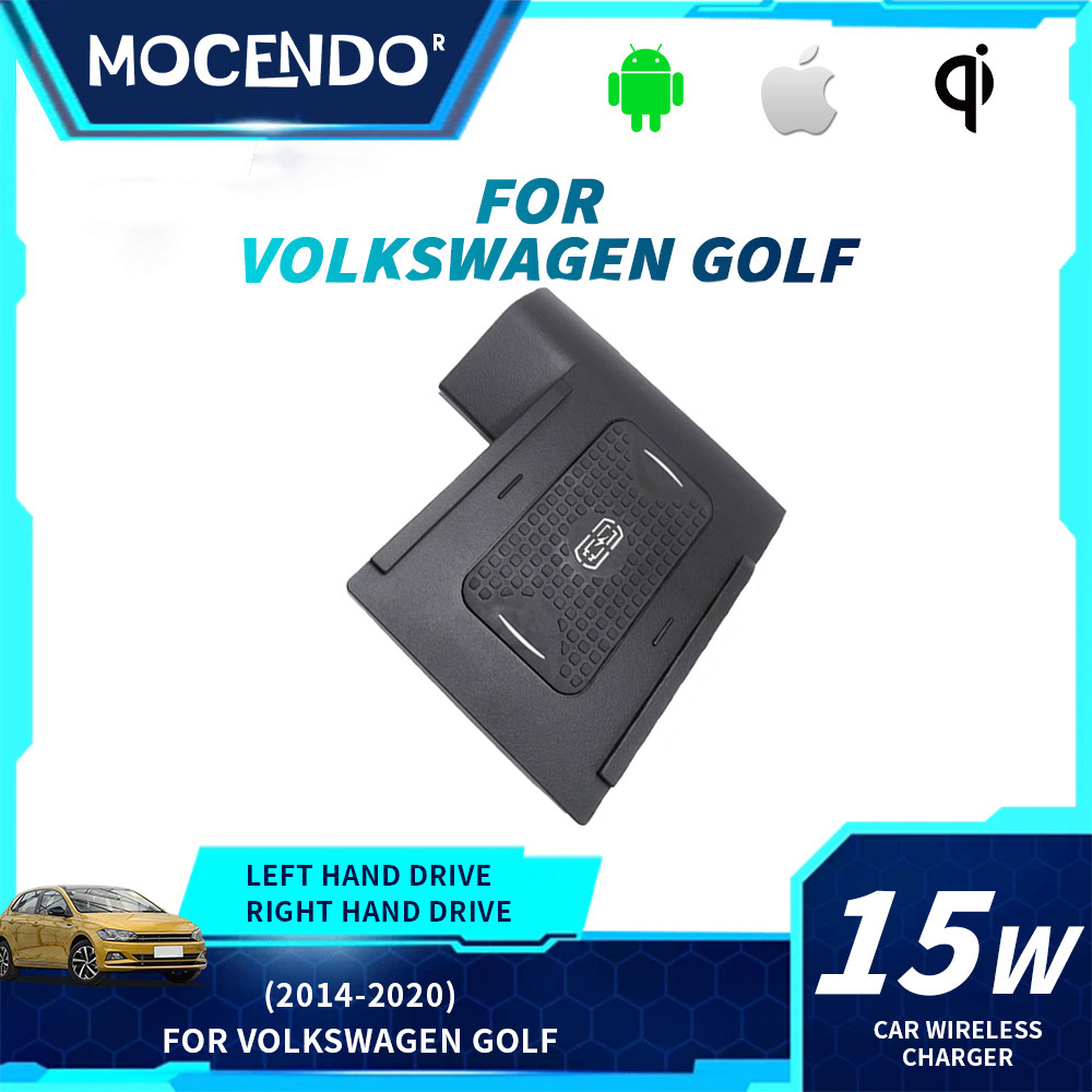 Wireless Phone Charger Pad - Kabelloses Autoladegerät für Volkswagen Golf 2014-2020