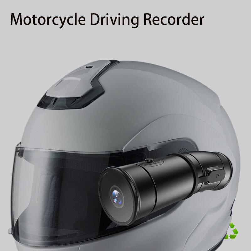 Action Camera 4K - FHD 4K Helm-Sportkamera WiFi Motorrad-DVR Vorder-/Rückkamera