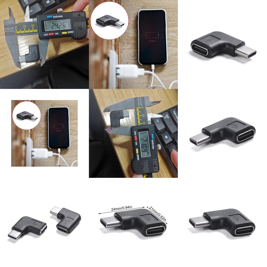 Electronics And Gadgets C - 90-Grad-USB-C-Kupplung für Laptop, Tablet, Telefon, Aufladen,