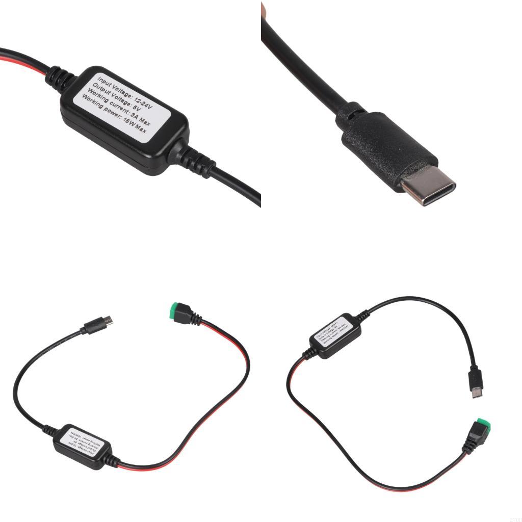 Electronics And Gadgets C - Step-Down-Spannungskonverterkabel 2Pin zu USB C 5V