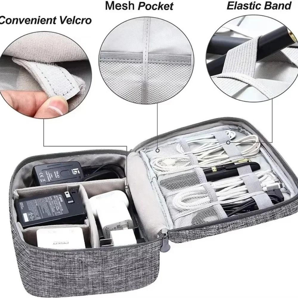 Electronics Gadgets And Accessories - Tragbare Digitale Aufbewahrungstasche USB-Gadget Wasserdichte Kabelorganizer-Tasche