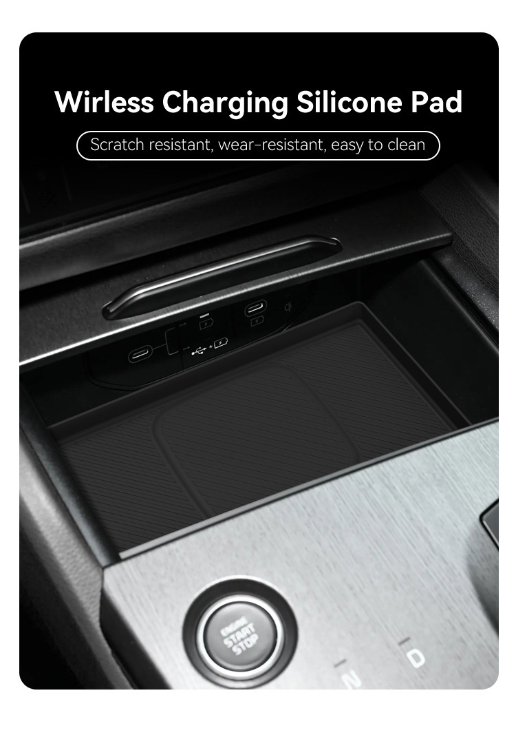 Wireless Phone Charger Pad - Silikon-Wireless-Ladepad für Kia Sportage NQ5 2026,