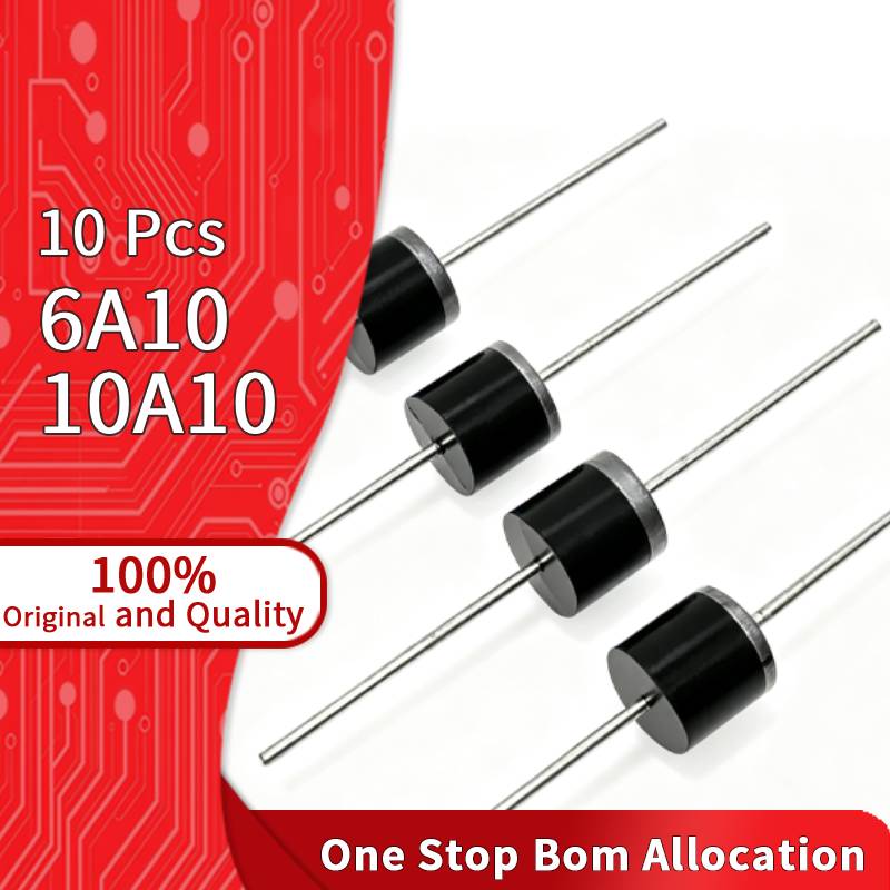 Electronics Gadgets And Accessories - 10 Stück 6A10 10A10 Gleichrichterdiode 1000V