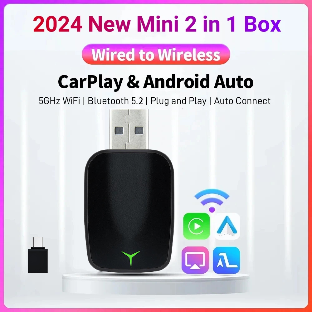 Electronic Gadgets - Neuer kabelgebundener zu kabelloser Carplay Android