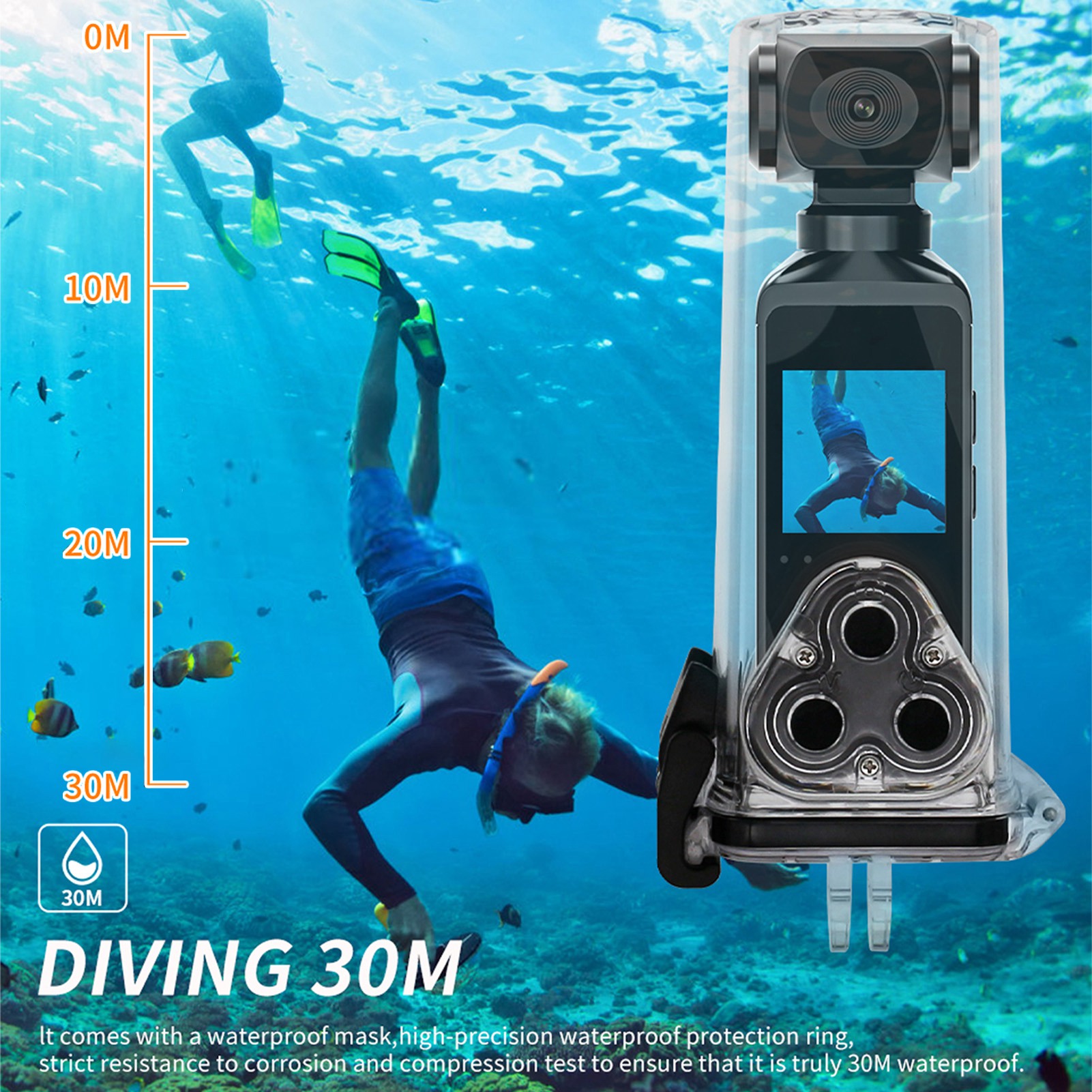 Kamera 4K HD 270 °   Drehbares – Action Camera 4K Bewertung und Preis