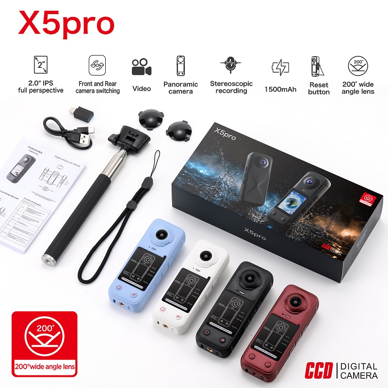 2026 Neue X5 Pro Handheld-Acti – Action Camera 4K Bewertung und Preis