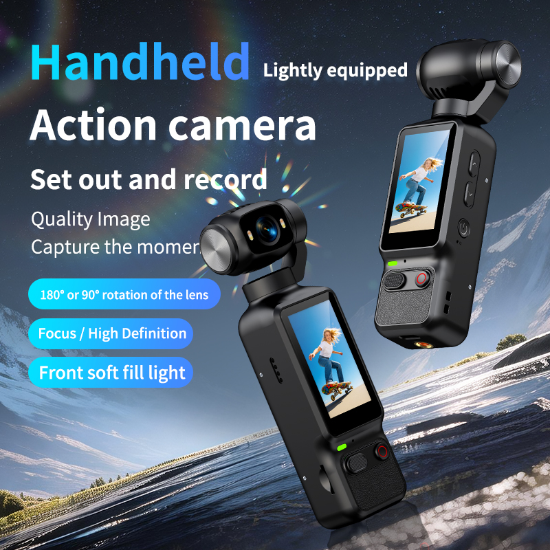 4K HD Handheld-Taschen-Vlog-Ka – Action Camera 4K Bewertung und Preis