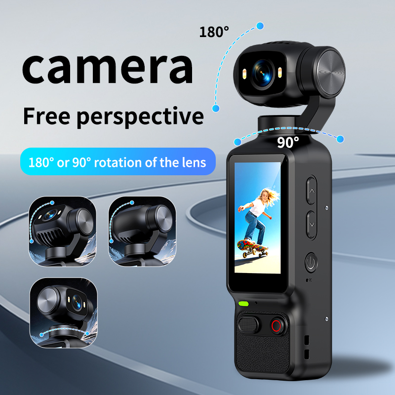 4K HD Handheld-Taschen-Vlog-Ka – Action Camera 4K Bewertung und Preis